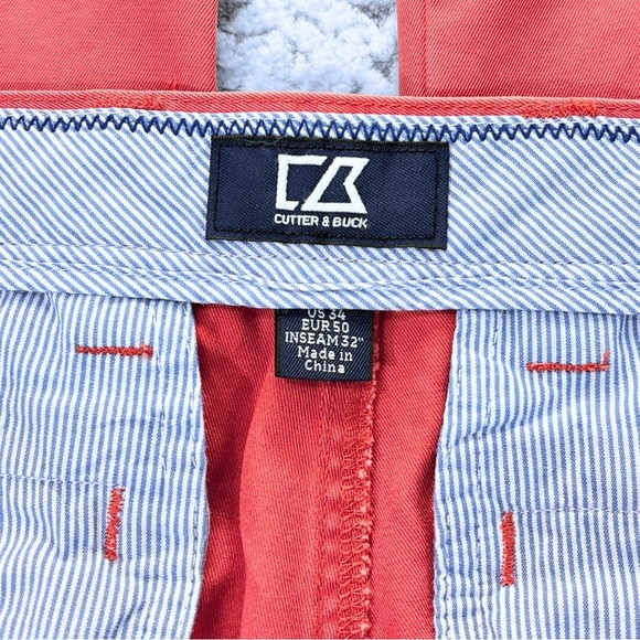 Cutter & Buck Men’s Flat Front Chino - Picture 5 of 9